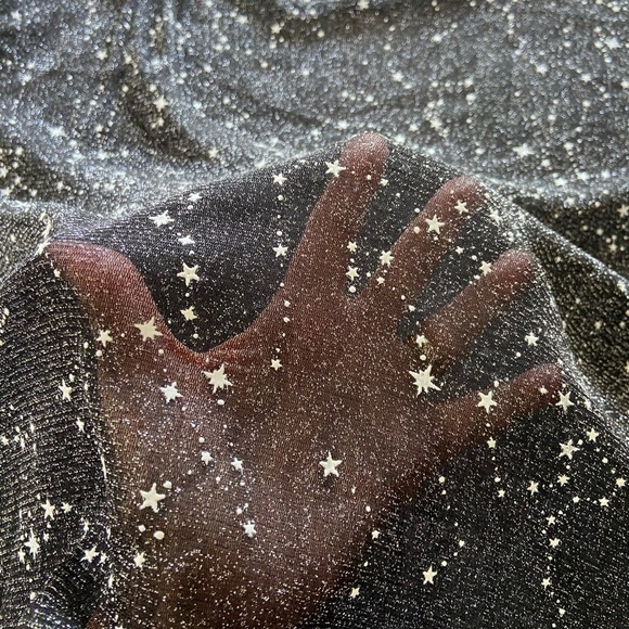 Amazon Wdirara Sheer Half Sleeve Top Whimsygoth, Witchey, Dark Romantic - Picture 11 of 11